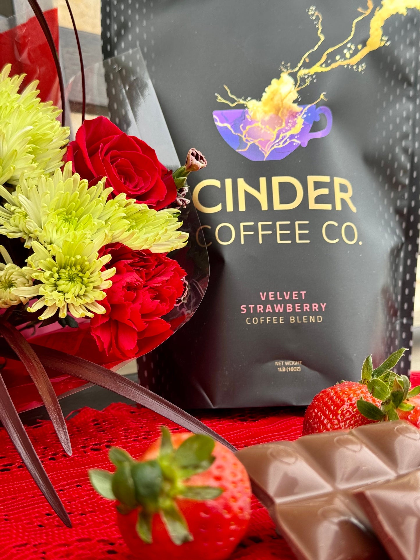 Velvet Strawberry - Cinder Coffee