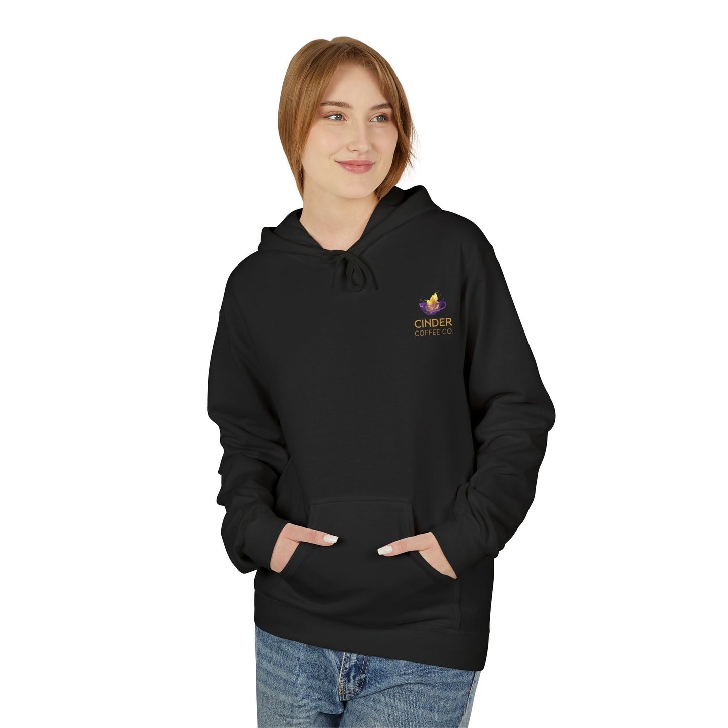 Cozy Midweight Softstyle Fleece Hoodie - Cinder Coffee