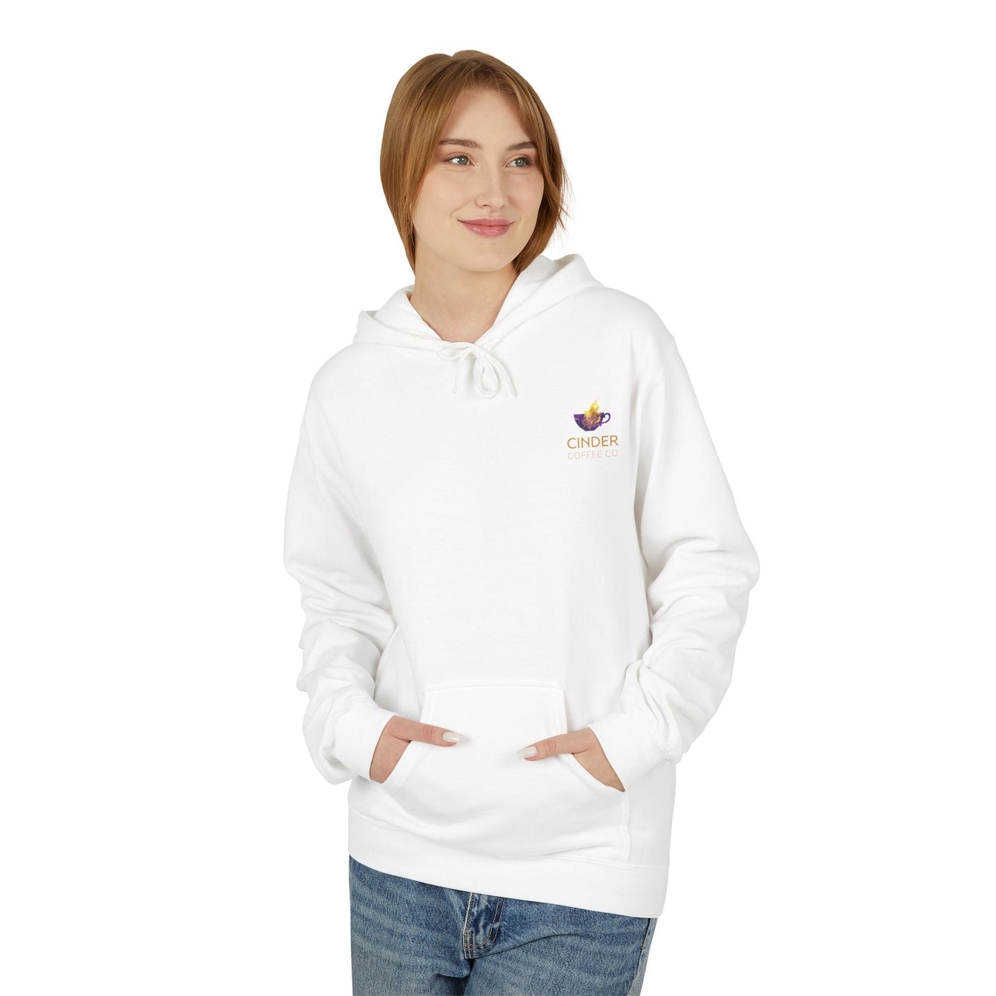 Cozy Midweight Softstyle Fleece Hoodie - Cinder Coffee