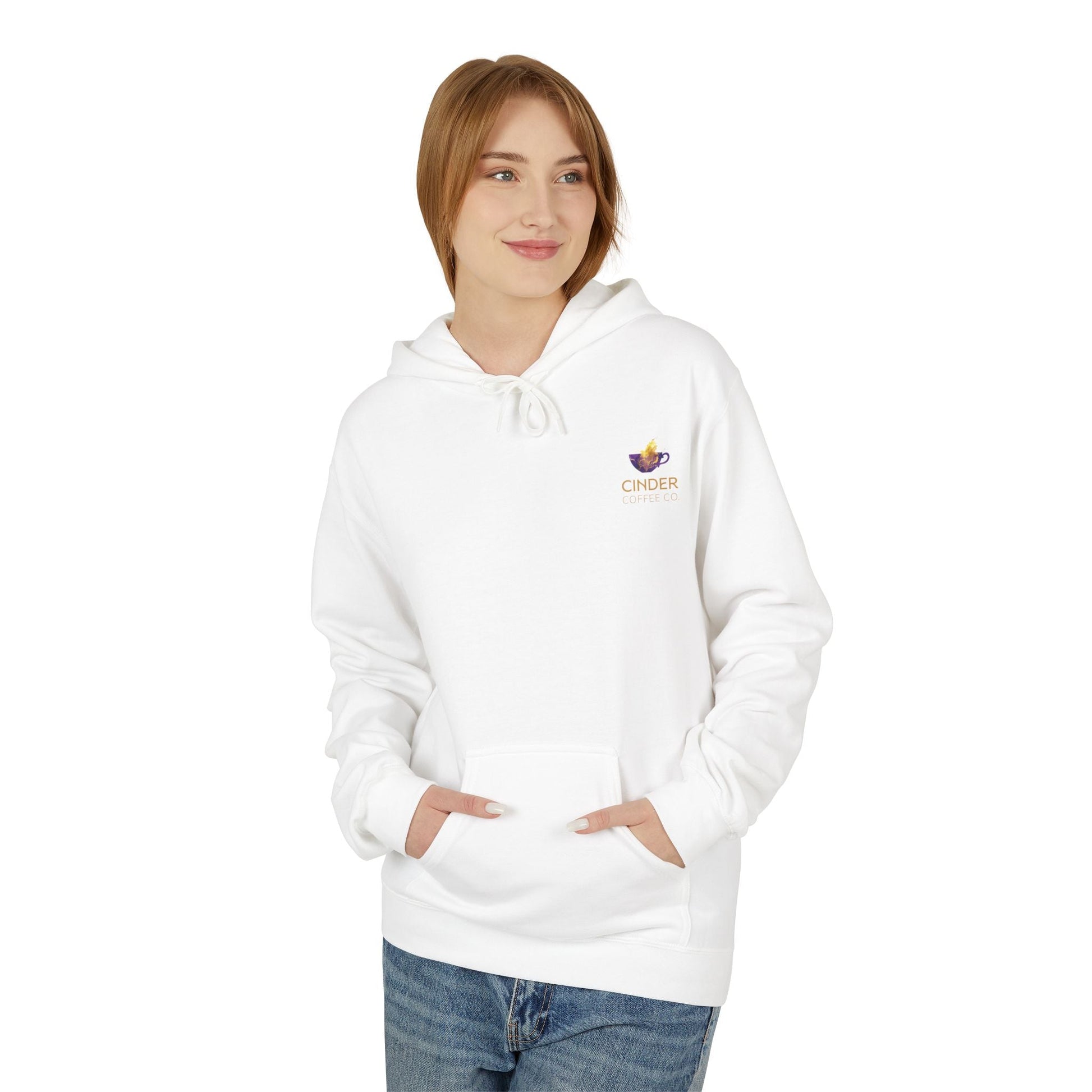 Cozy Midweight Softstyle Fleece Hoodie - Cinder Coffee