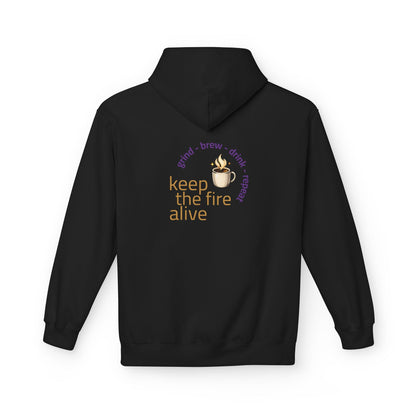 Cozy Midweight Softstyle Fleece Hoodie - Cinder Coffee