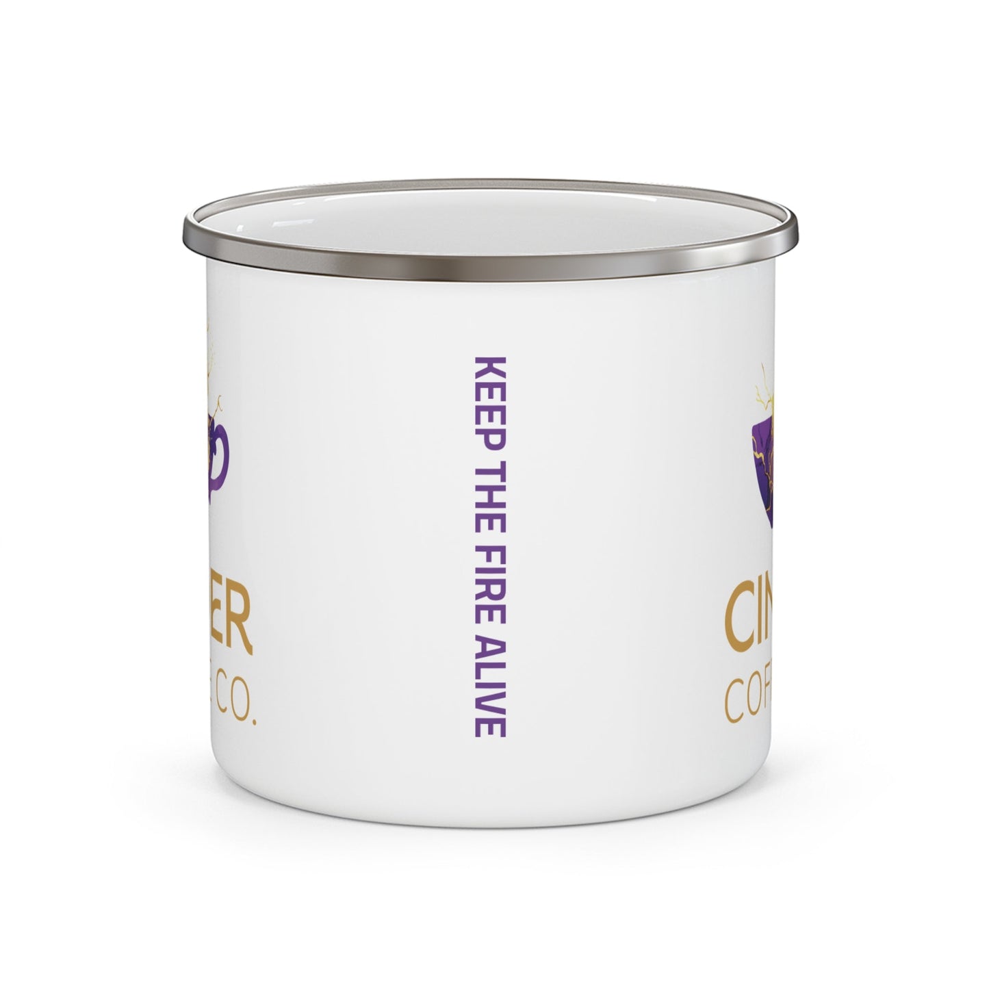 Enamel Camping Mug - Cinder Coffee