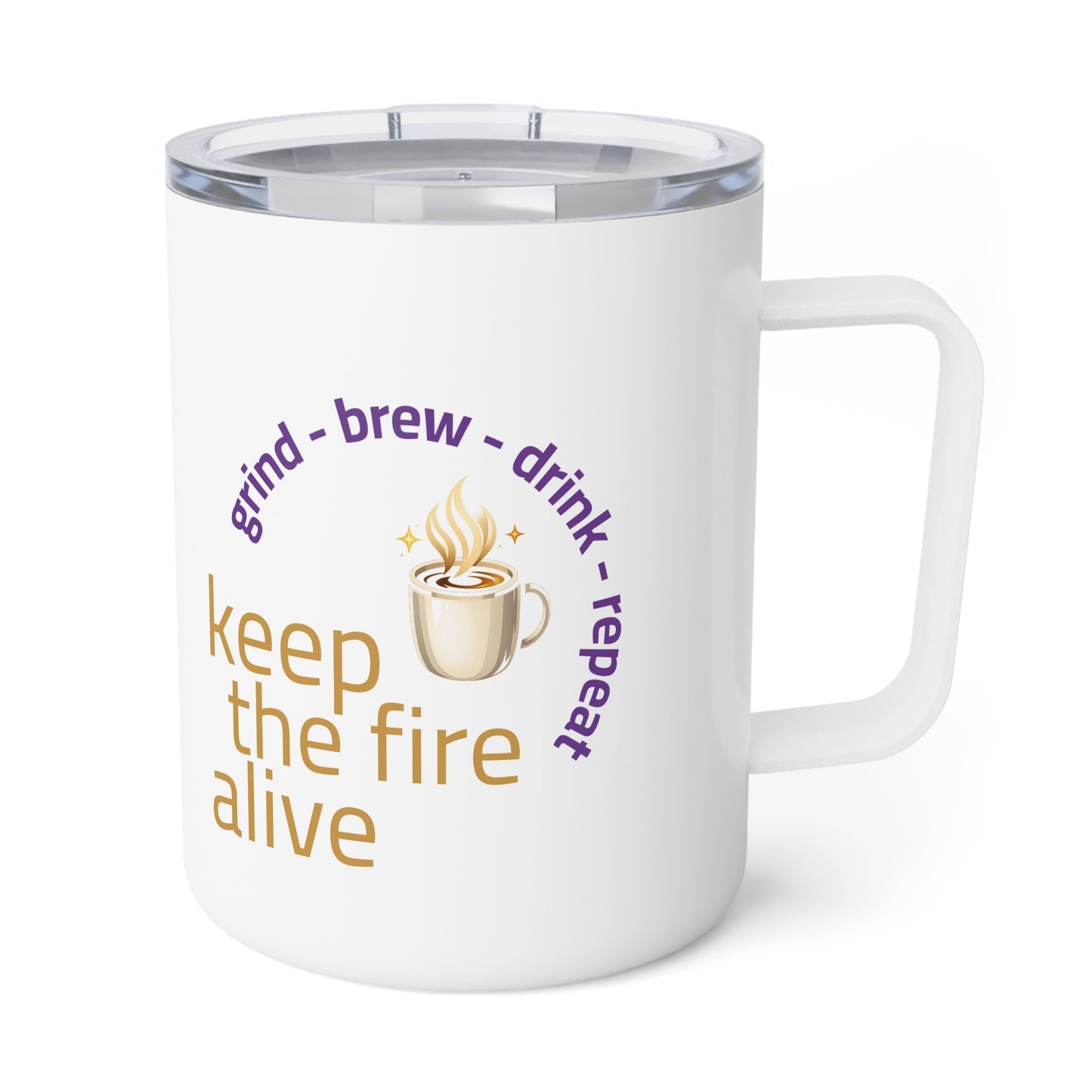 Insulated Coffee Mug, 10oz - Cinder Coffee