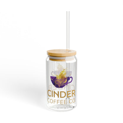 Sipper Glass, 16oz - Cinder Coffee